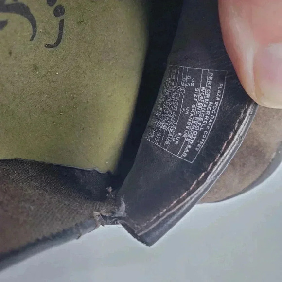 Merrell Plaza Moc Dark Coffee Brown Suede & Leather Loafers Women's US Size 8.5 - Picture 6 of 6